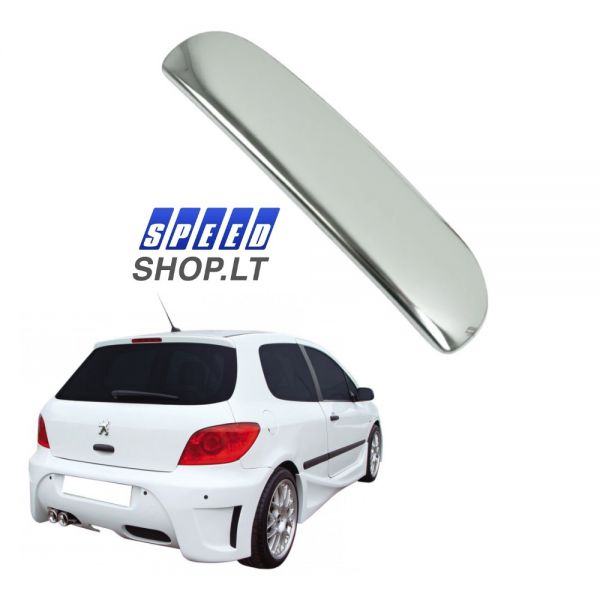 PEUGEOT 307 chromuota bagažinės rankenėlės apdaila